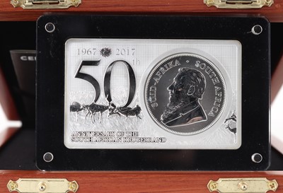 Lot 82 - 50TH ANNIVERSARY OF THE KRUGERRAND