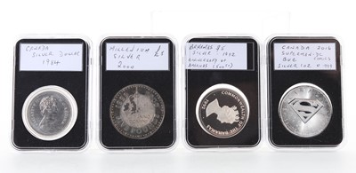 Lot 83 - NINE ONE OUNCE SILVER COINS