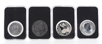 Lot 83 - NINE ONE OUNCE SILVER COINS