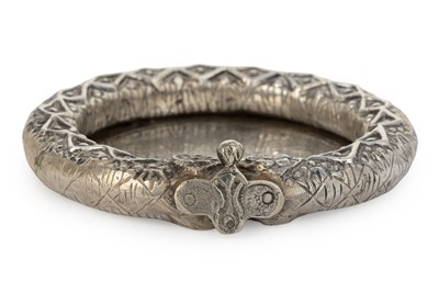 Lot 89 - EGYPTIAN SILVER DISH