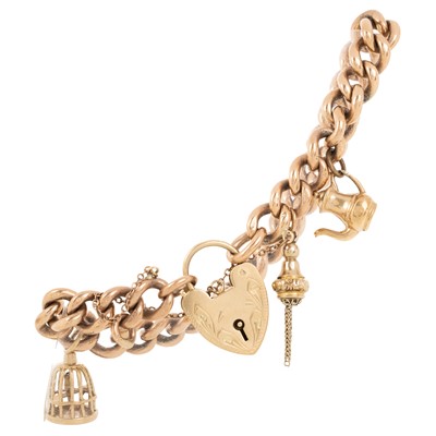 Lot 681 - GOLD BRACELET