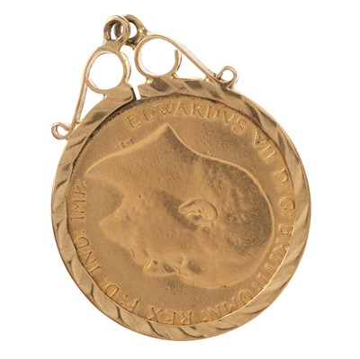 Lot 77 - EDWARD VII GOLD HALF SOVEREIGN