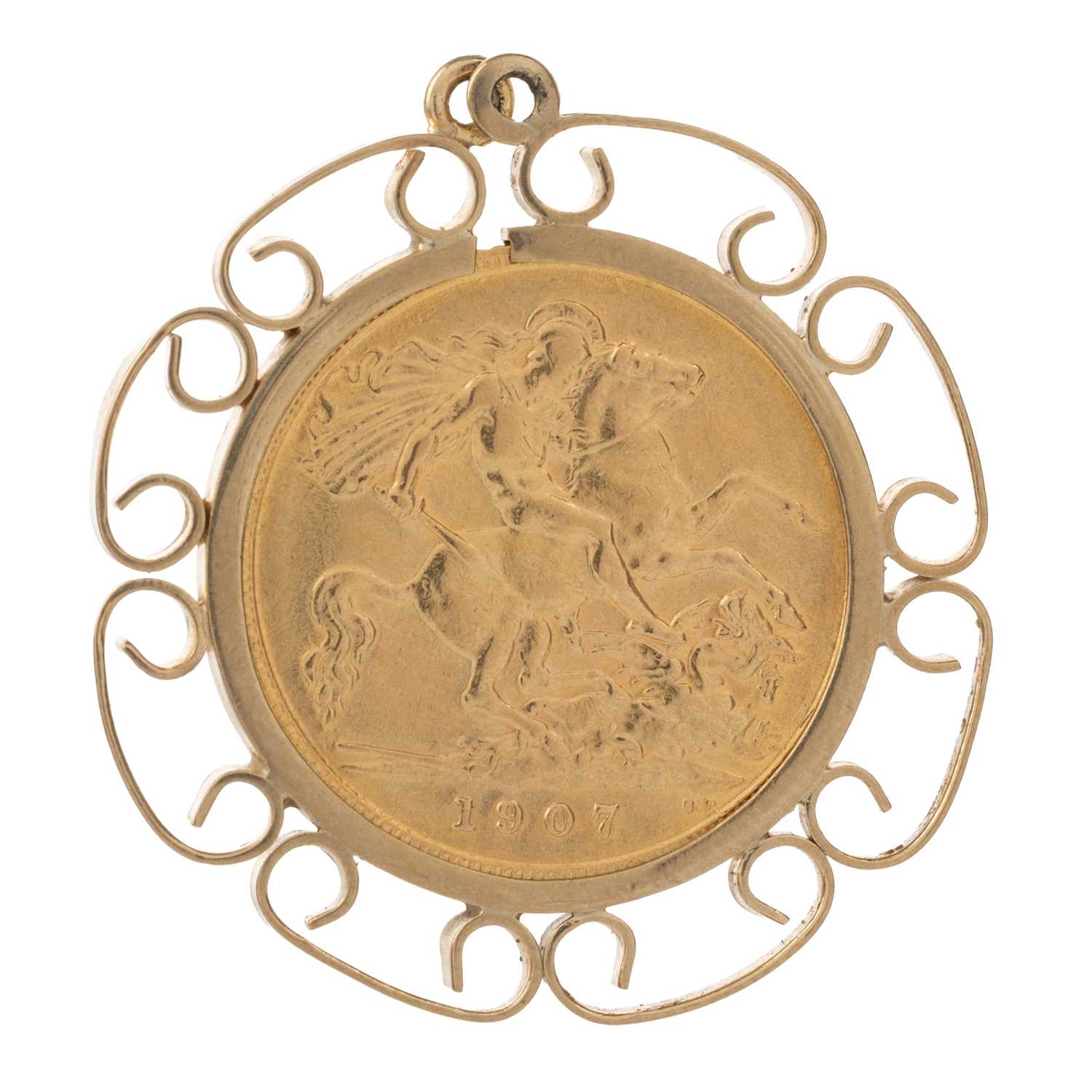 Lot 78 - EDWARD VII GOLD HALF SOVEREIGN