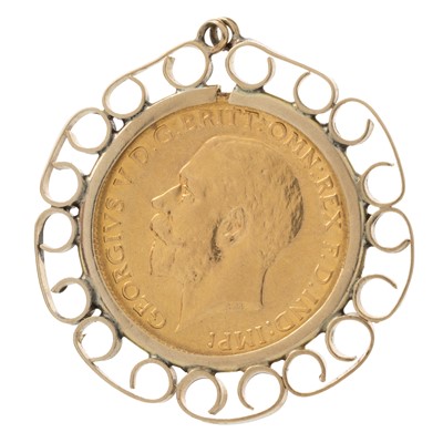 Lot 79 - GEORGE V GOLD HALF SOVEREIGN