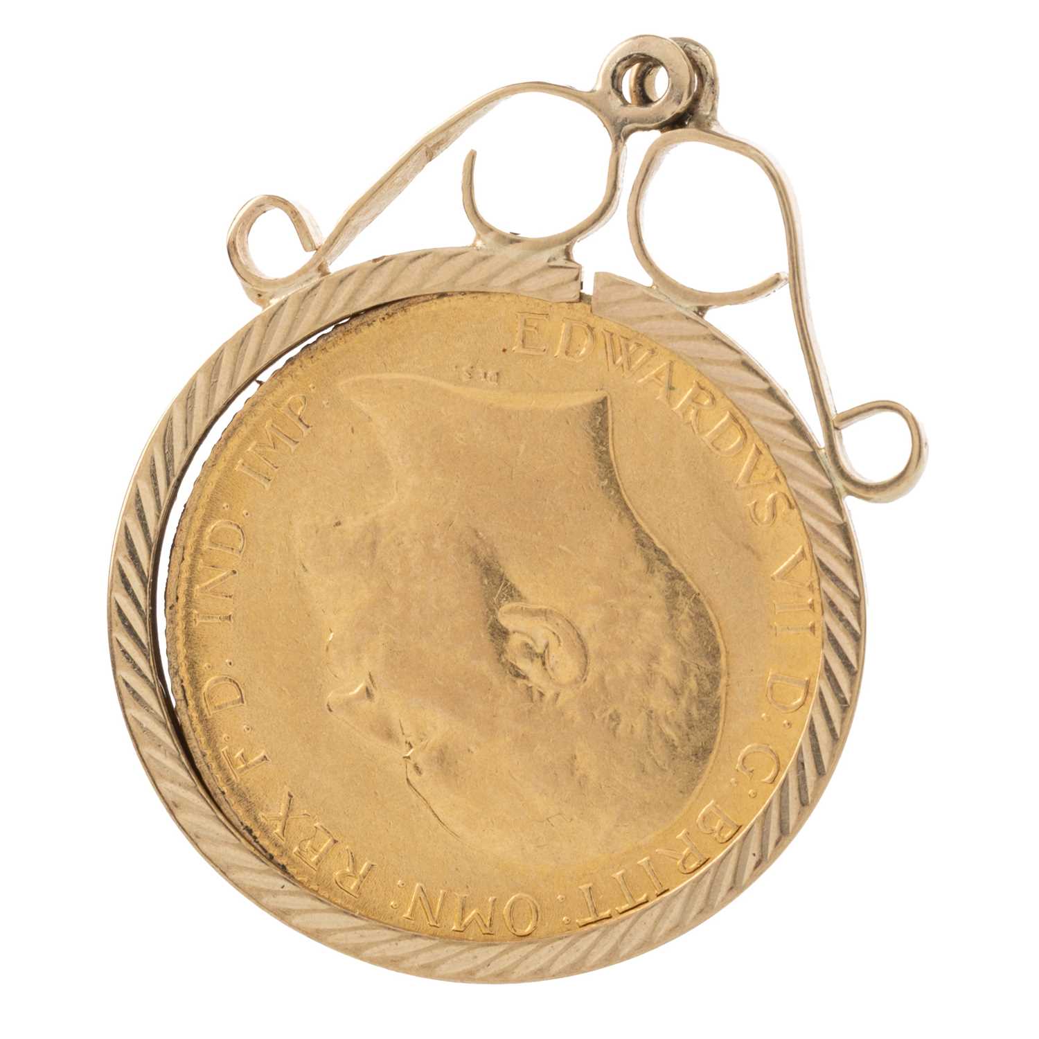 Lot 80 - EDWARD VII GOLD HALF SOVEREIGN