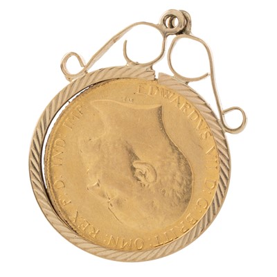 Lot 80 - EDWARD VII GOLD HALF SOVEREIGN