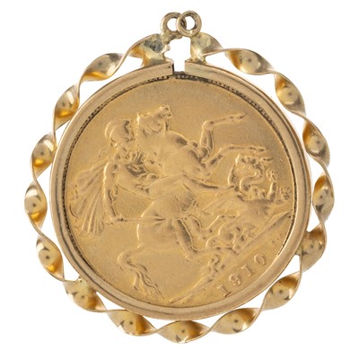 Lot 110 - EDWARD VII GOLD SOVEREIGN