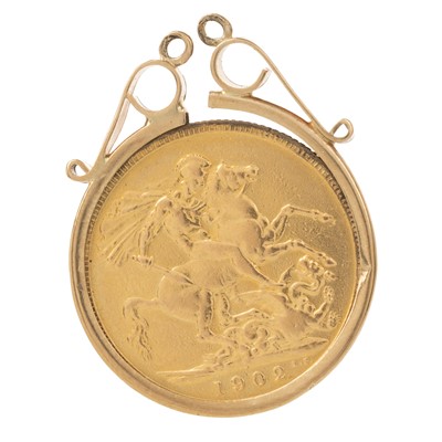Lot 111 - EDWARD VII GOLD SOVEREIGN