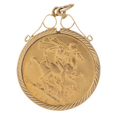 Lot 112 - EDWARD VII GOLD SOVEREIGN