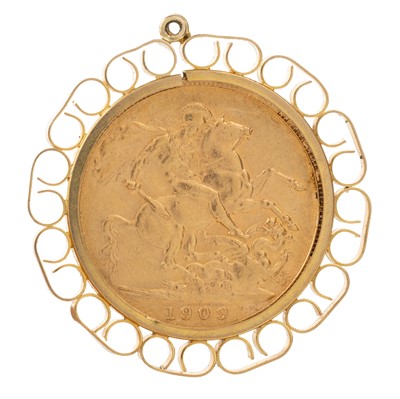 Lot 117 - EDWARD VII GOLD SOVEREIGN