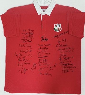 Lot 1726 - SIGNED BRITISH LIONS JERSEY