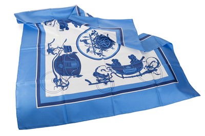 Lot 100 - HERMES, SILK SCARF