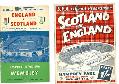 Lot 1730 - COLLECTION OF SCOTLAND V ENGLAND FOOTBALL PROGRAMMES