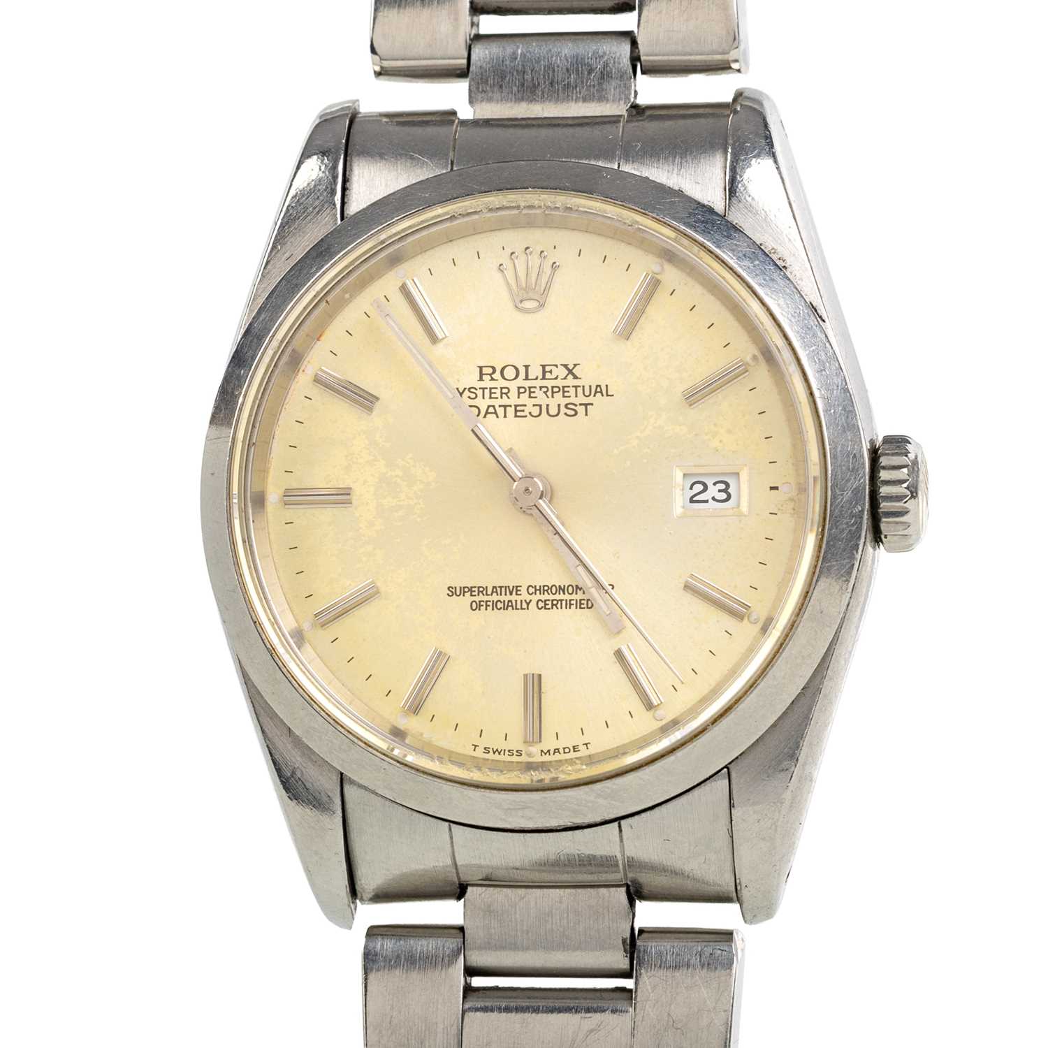 Lot 858 - ROLEX OYSTER PERPETUAL