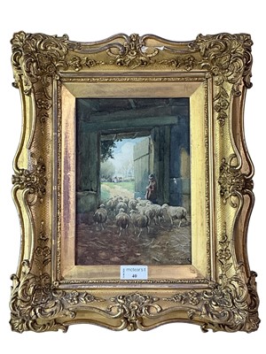 Lot 40 - J R MILLER (SCOTTISH 1880 - 1912)