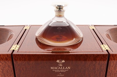 Lot 101 - **MACALLAN GENESIS 72 YEAR OLD IN LALIQUE DECANTER