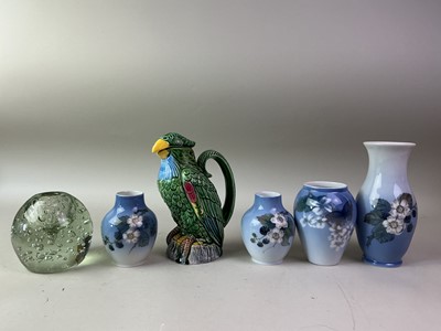 Lot 64 - FOUR ROYAL COPENHAGEN VASES