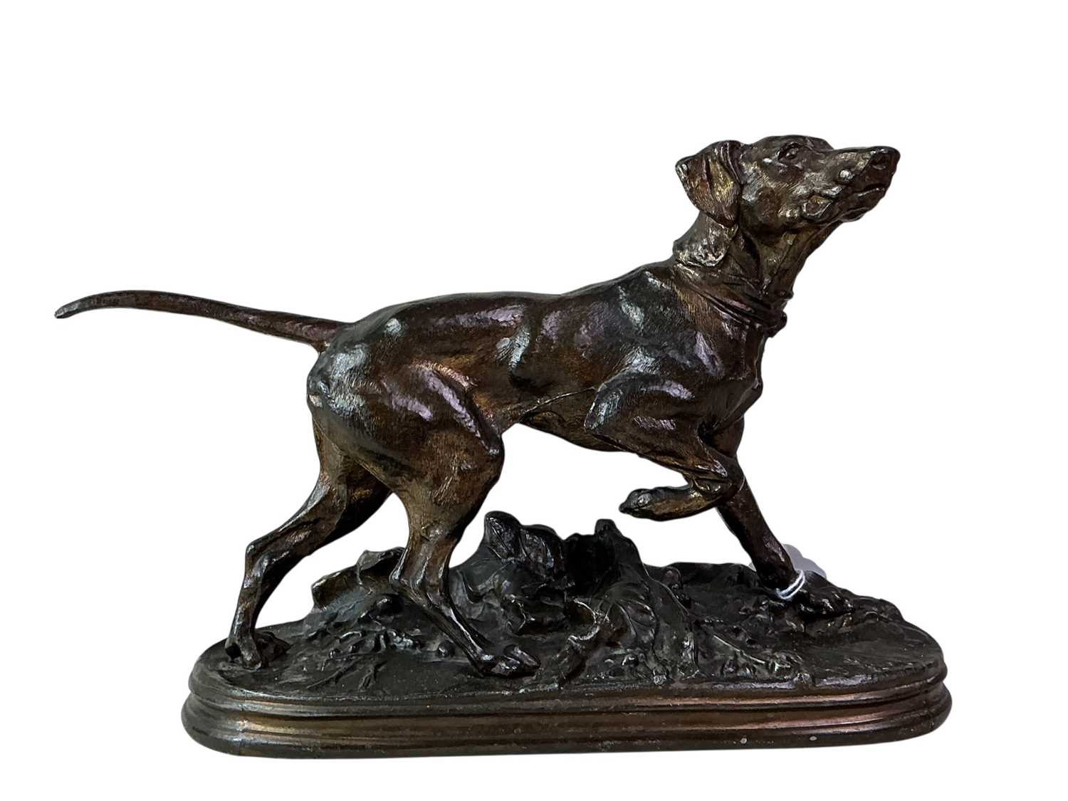 Lot 26 - BRONZED METAL ANIMAL FIGURE