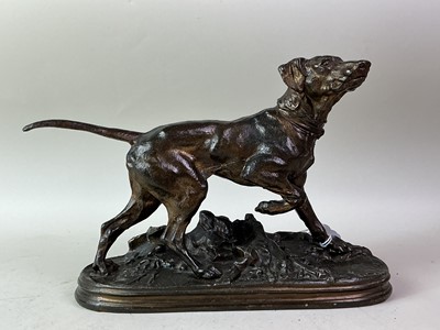 Lot 26 - BRONZED METAL ANIMAL FIGURE
