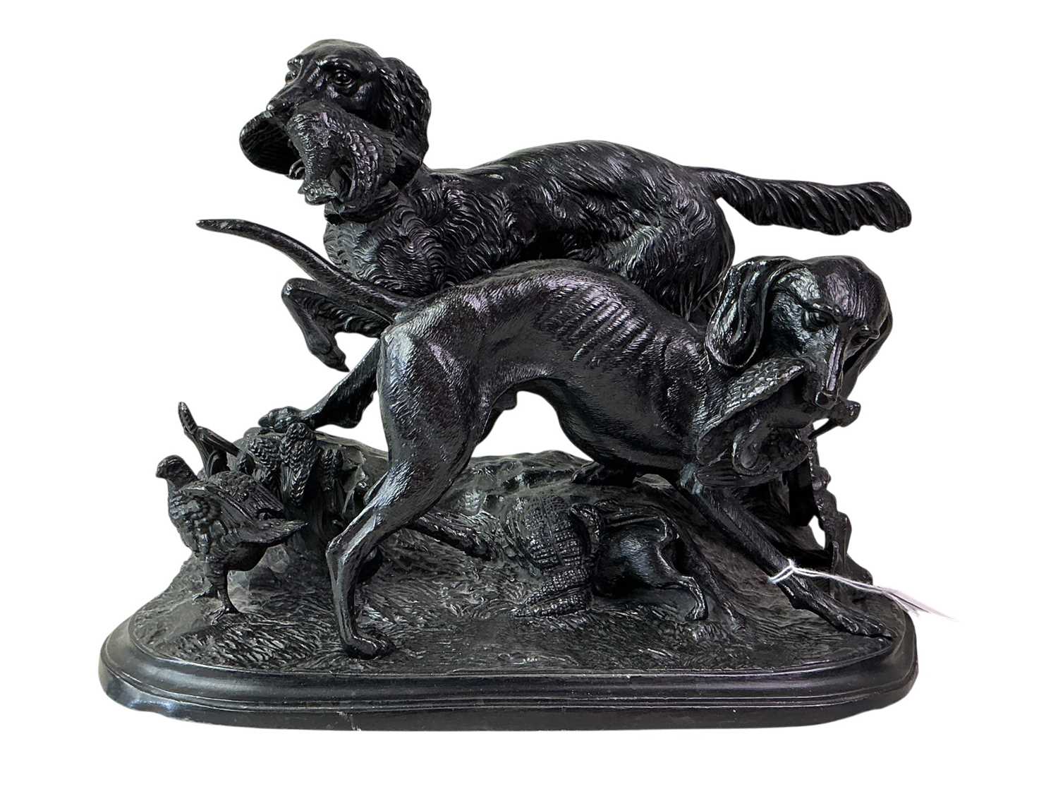 Lot 43 - SPELTER FIGURE