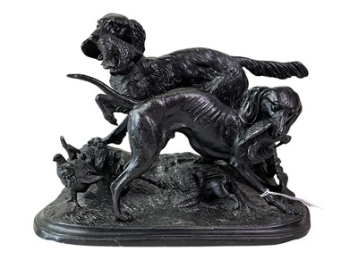 Lot 43 - SPELTER FIGURE