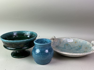 Lot 57 - PAIR OF BRENTLEIGH WARE LIDDED VASES