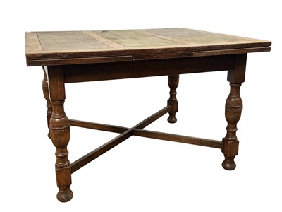 Lot 66 - OAK PULL OUT DINING TABLE