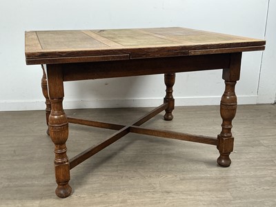 Lot 66 - OAK PULL OUT DINING TABLE