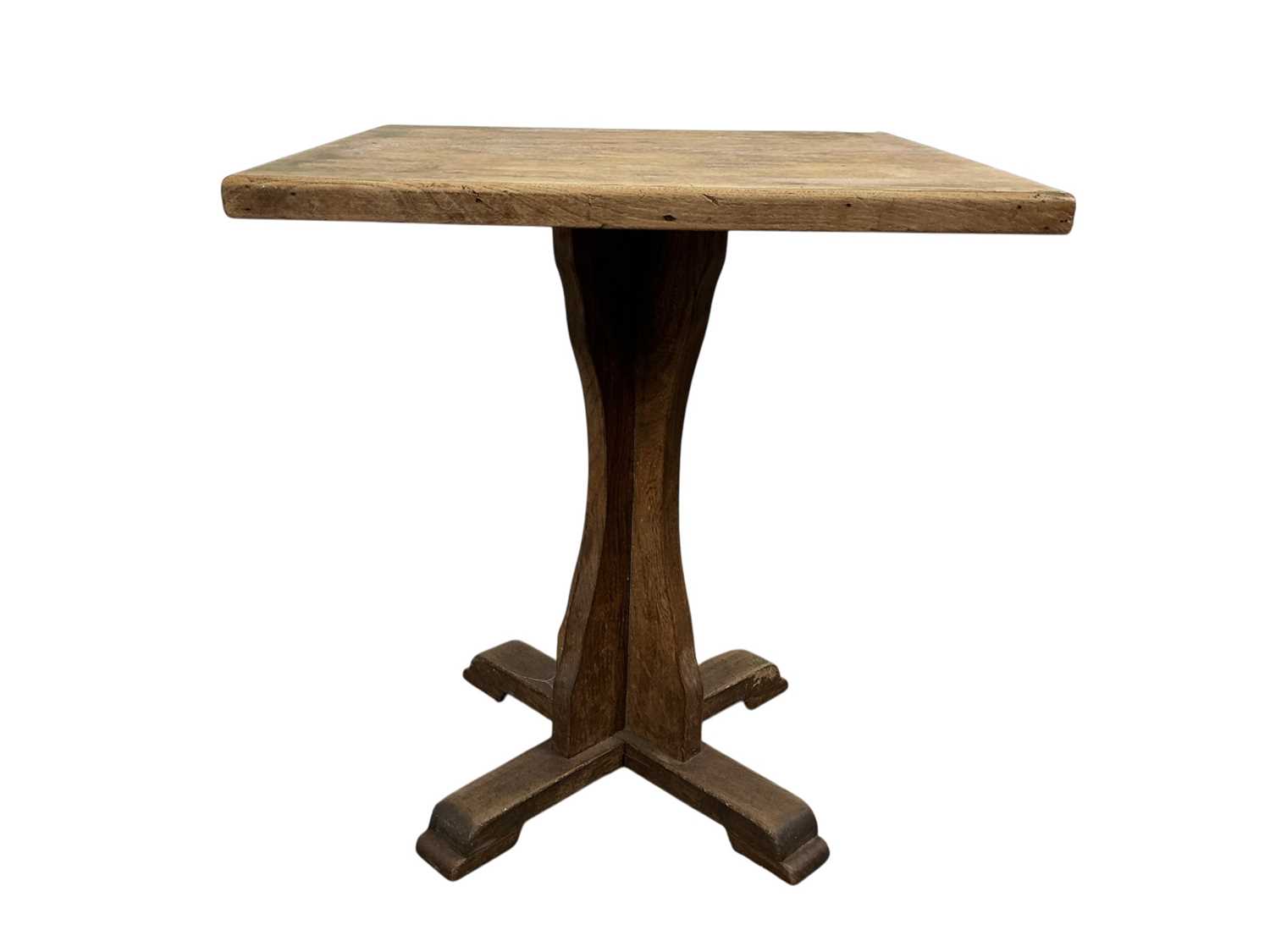 Lot 77 - ELM SQUARE TABLE