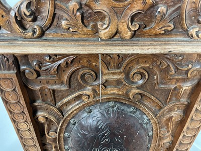 Lot 78 - PAIR OF CARVED CONTINENTAL TEAK CHAIRS