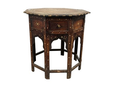 Lot 24 - INDIAN HARDWOOD FOLDING TABLE