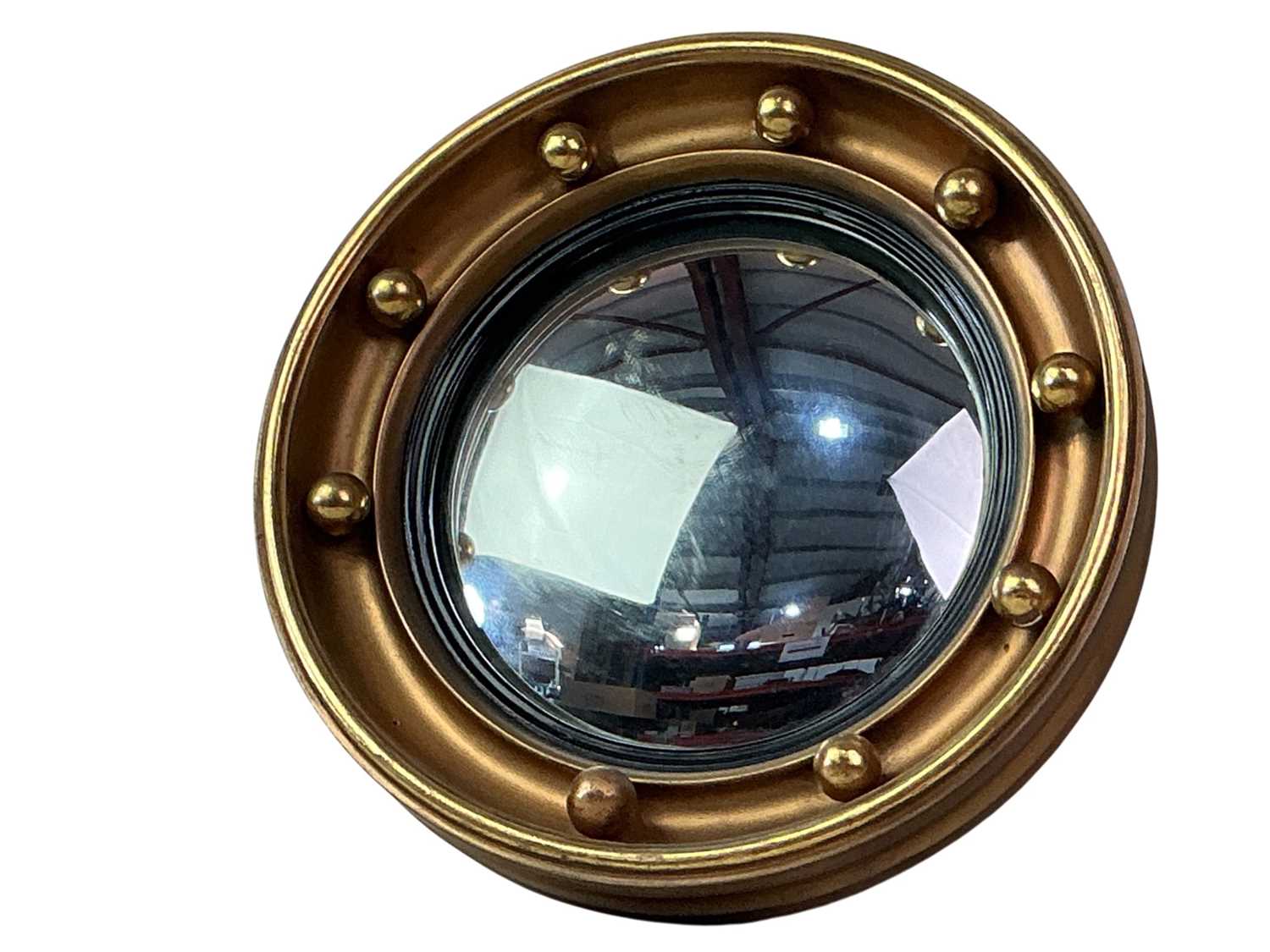 Lot 25 - CONVEX WALL MIRROR