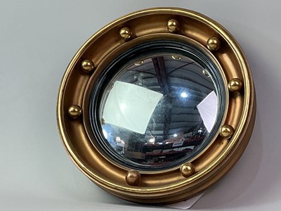 Lot 25 - CONVEX WALL MIRROR