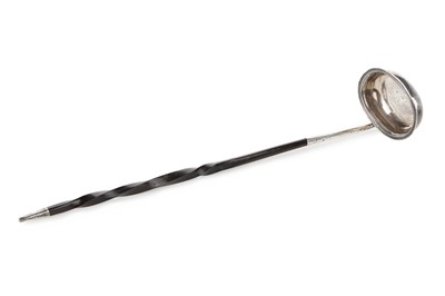 Lot 103 - GEORGIAN SILVER LADLE
