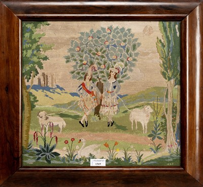 Lot 1569 - NEEDLEWORK SAMPLER