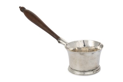 Lot 108 - GEORGE III SILVER BRANDY PAN