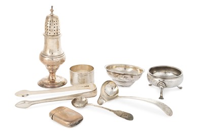 Lot 115 - GEORGE III SILVER SUGAR CASTER