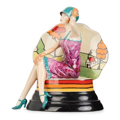 Lot 1582 - ANDY MOSS FOR PEGGY DAVIES CERAMICS, 'PUTTING ON THE RITZ' LIMITED EDITION FIGURE