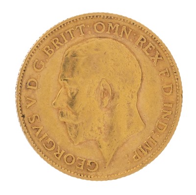 Lot 123 - GEORGE V GOLD HALF SOVEREIGN