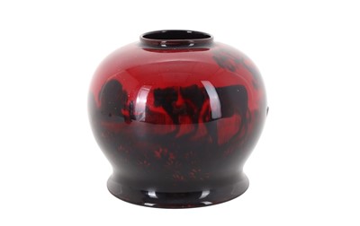 Lot 1589 - ROYAL DOULTON FLAMBE VASE