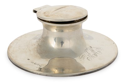 Lot 127 - CHESTER SILVER INK WELL