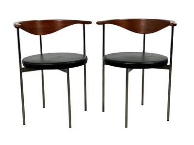 Lot 1615 - SET OF FOUR DANISH TEAK CHAIRS