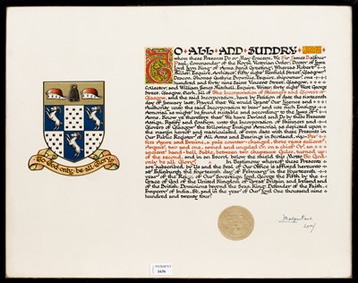 Lot 1636 - GLASGOW MERCHANT DECLARATION