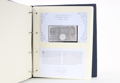 Lot 178 - ALBUM OF SILVER FOIL COMMEMORATIVE BANKNOTES