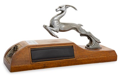 Lot 1647 - SINGER GAZELLE CAR MASCOT