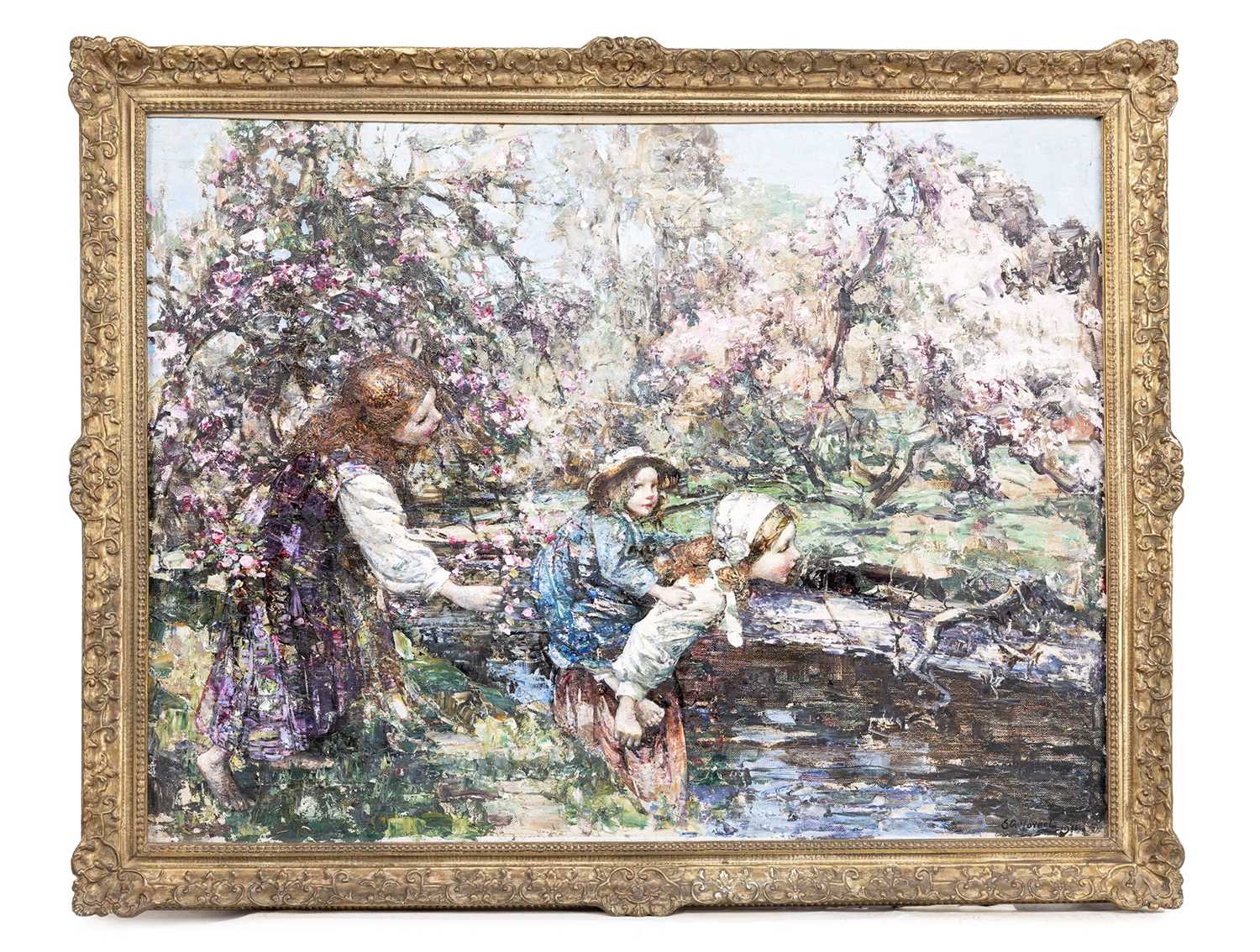 Lot 480 - EDWARD ATKINSON HORNEL (SCOTTISH 1864 - 1933)
