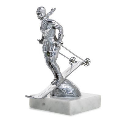 Lot 1662 - RILEY SKI LADY CAR MASCOT