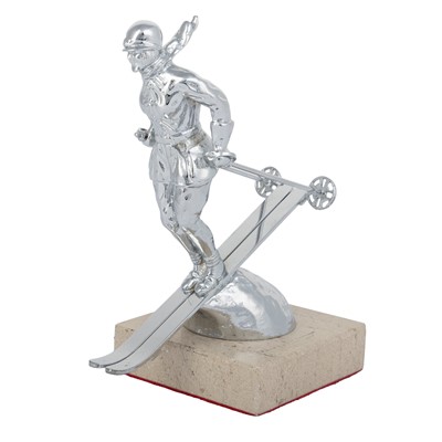 Lot 1664 - RILEY SKI LADY CAR MASCOT