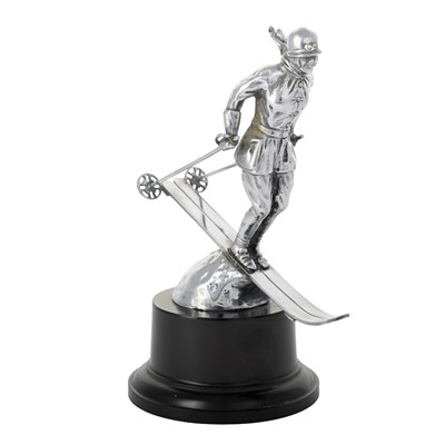 Lot 1666 - RILEY SKI LADY CAR MASCOT