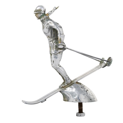 Lot 1672 - RILEY SKI LADY CAR MASCOT